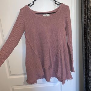 Women’s Medium waffle knit sweater